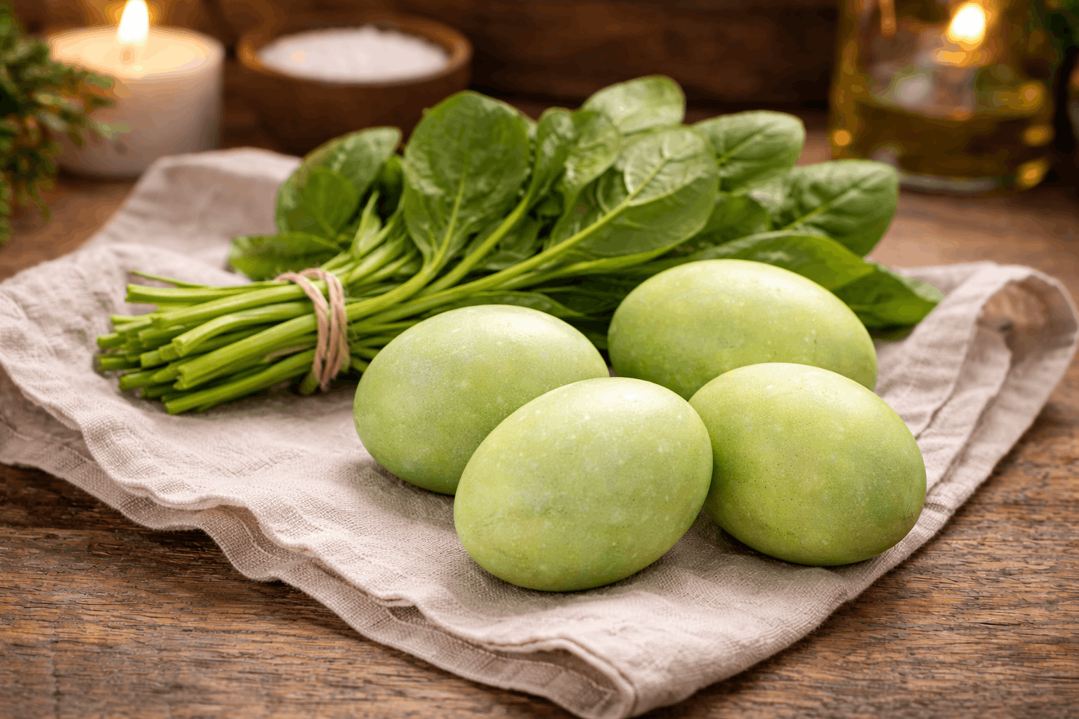 Eier färben mit 2 Zutaten